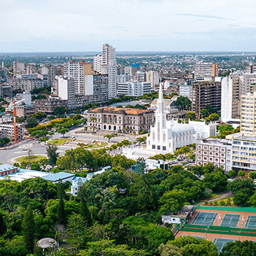 A city view in the Mozambique.
